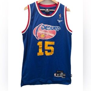 Denver Nuggets 15 Carmelo Anthony Vintage Reebok HWC Swingman Medium Length +2